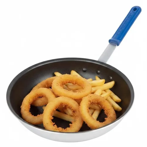 Vollrath Wear-Ever CeramiGuard II sartén para freír con mango, Plateado