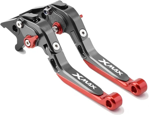 Miniatura 16 de Palancas de freno de embrague de motocicleta plegables extensibles para Yamaha Xmax X-MAX 125 250 300 400 mango de frenos ajustable (color : 1)