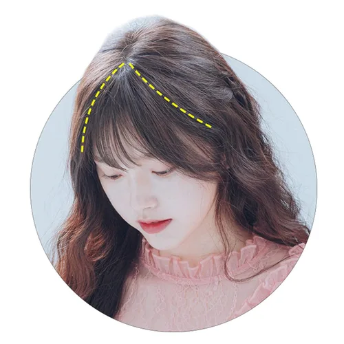 Miniatura 9 de Flequillo con clip en flequillo, flequillo 3D, clip de cabello realista, extensiones de cabello humano para mujer, extensiones de cabello para uso