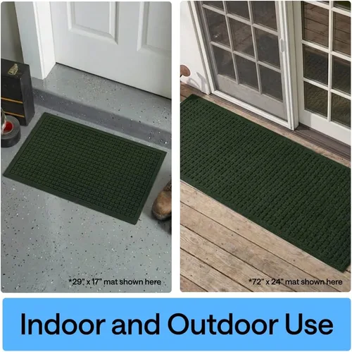 Miniatura 10 de GORILLA GRIP® HydroABSORB - Tapete ultra absorbente para puerta de entrada exterior, 47 x 35 pulgadas, atrapa la suciedad y la humedad, tapete