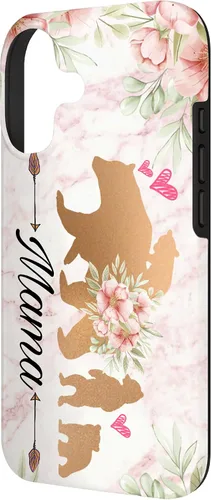 Miniatura 2 de Mama Bear & Cubs Design Phone Grip - Funda para iPhone 17 de 3 niños