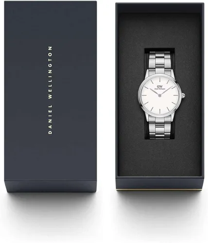 Miniatura 8 de Daniel Wellington Iconic Link Reloj pulsera de eslabones de oro rosa o plata