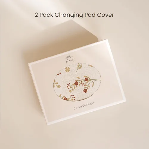 Miniatura 6 de Konssy Funda para cambiador de muselina para bebés, niñas y niños, 100% algodón, ajustada, para pañales, sábanas suaves y transpirables, paquete