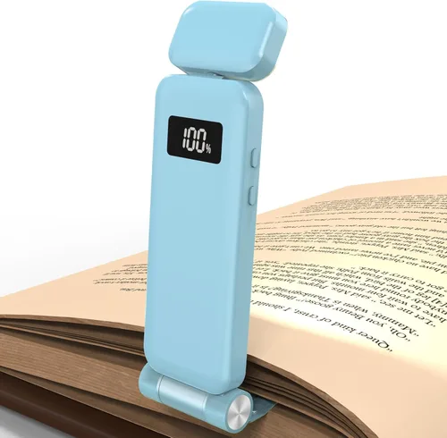 Miniatura 15 de KTEBO Luz de libro recargable para leer en la cama, lámpara de lectura de libros para cuidar los ojos con 10 modos LED, luz portátil ligera de 1.3