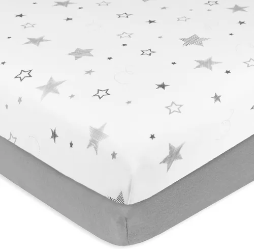 Miniatura 34 de American Baby Company Sábana bajera ajustable para cuna/moisés 100% algodón natural de 36" x 18" - Sábana suave, transpirable e hipoalergénica, Crema