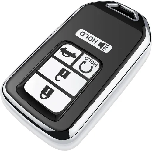 Miniatura 9 de Tukellen Funda para llavero Honda, TPU suave de alta calidad, protección completa, funda para llavero Accord Civic CRV Pilot Ridgeline Odyssey Azul