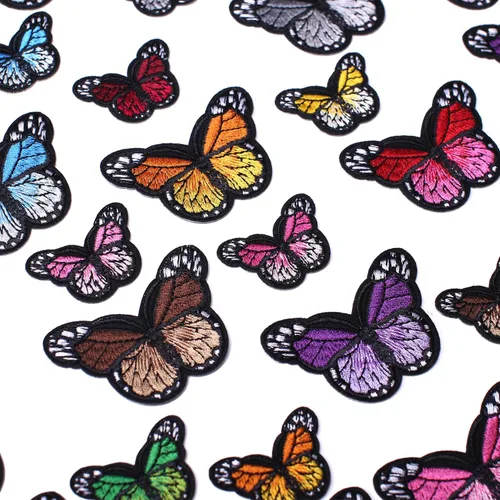 Miniatura 2 de 36 Piezas Parches de Mariposa para Planchar, Parche Bordado para Coser/Planchar Aplique para Ropa, Vestido, Sombrero, Jeans, Accesorios DIY