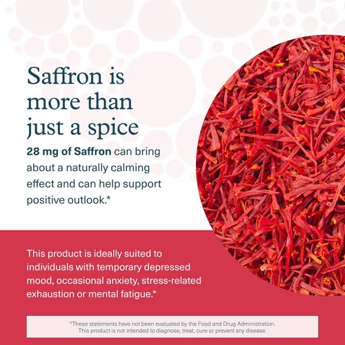 Miniatura 5 de Youtheory Saffron Advanced con Rhodiola, 60 unidades (1 botella)