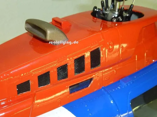 Miniatura 4 de Helicóptero RC 470 Bell ARF News Chopper Fuselaje prepintado versión KIT