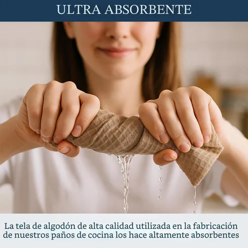 Miniatura 5 de LANE LINEN Juego de 6 paños de cocina de algodón para secar platos, 18 x 28 pulgadas, absorbentes, de secado rápido, color beige 07: Amarillo
