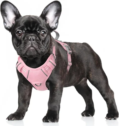 Miniatura 76 de BARKBAY Arnés para Perro Sin Tirones Talla Grande Arnés Reflectante para Perro con Clip Frontal y Asa de Control Fácil para Caminar Entrenar Correr