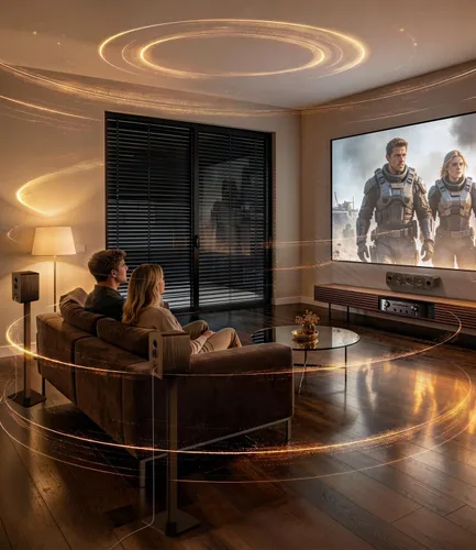 Miniatura 5 de Saiyin Sistema de cine en casa pasivo 3.0, altavoces de sonido envolvente estéreo con tweeter de bocina, diálogo cristalino, potencia máxima de 150