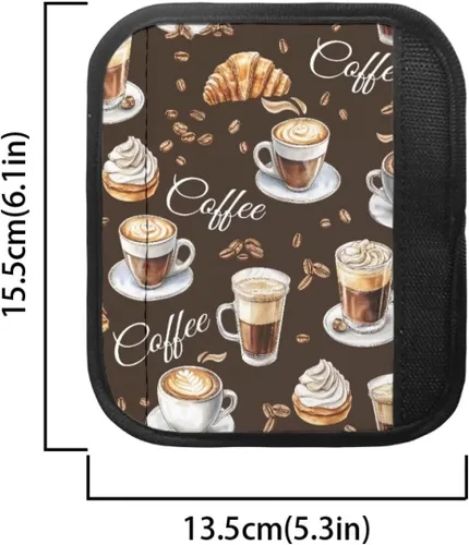 Miniatura 6 de Juego de 4 fundas protectoras de repuesto para manija de puerta de refrigerador con temática de té de la tarde para microondas, horno, refrigerador