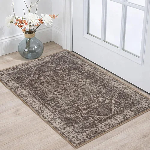 Miniatura 97 de KOZYFLY Alfombra Pequeña de Área 2x3 Pies Alfombras para Entrada Lavable Boho Alfombra de Entrada Antideslizante Tapete de Puerta Interior Entrada