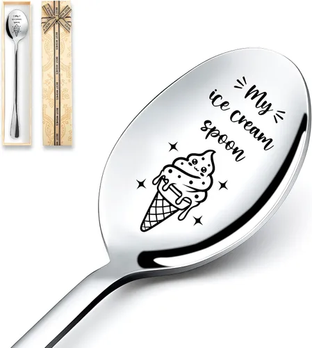 Miniatura 13 de Cuchara de café para gatos, divertida cuchara de acero inoxidable 304, cucharas de postre para gatos amantes de los gatos, mujeres, novia, regalo
