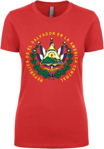 Miniatura 4 de Cybertela Camiseta para mujer con escudo de armas de El Salvador
