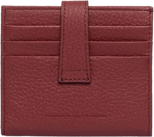 Miniatura 20 de Grande -3803 Cartera unisex, Azul (Iced Blue), Cartera delgada de cuero con cierre a presión pequeño