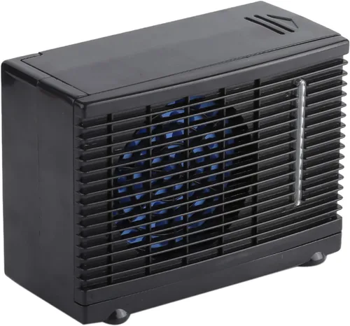 KIMISS Aire acondicionado portátil para coche, aire acondicionado portátil DC 12 V coche camión hogar 7.9 x 4.3 x 5.9 in 2 velocidades ajustable