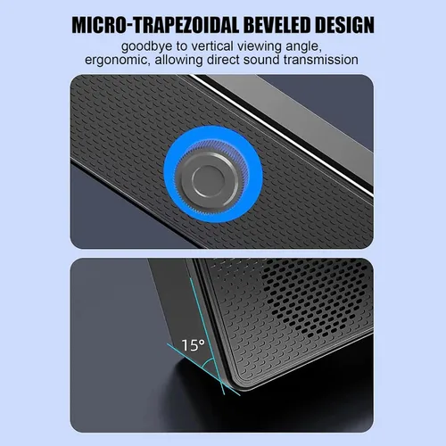 Miniatura 9 de Altavoz de barra de sonido inalámbrico, dispositivo de reproducción de música de mesa, barras de sonido de audio para el hogar, para entusiastas
