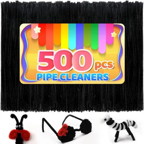 Miniatura 9 de Iooleem 200 piezas de limpiadores de tubería marrones, tallos de chenilla, limpiadores de tubería para manualidades, manualidades con limpiadores