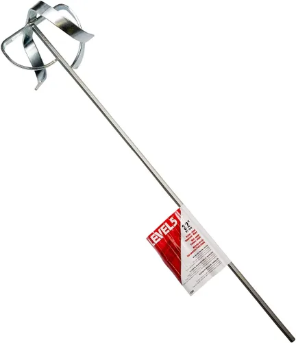 Miniatura 6 de Mezclador de lodo de pintura y paneles de yeso de 13" - LEVEL5 Eje de 13", cabezal de 2" Grado profesional Paleta de accesorio para taladro