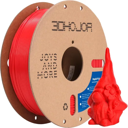 Miniatura 9 de 3DHoJor Filamento para impresora 3D de PLA de alta velocidad 1.75mm 1kg Carrete de cartón (2.2lbs) PLA rápido para una impresión hasta 5 veces más