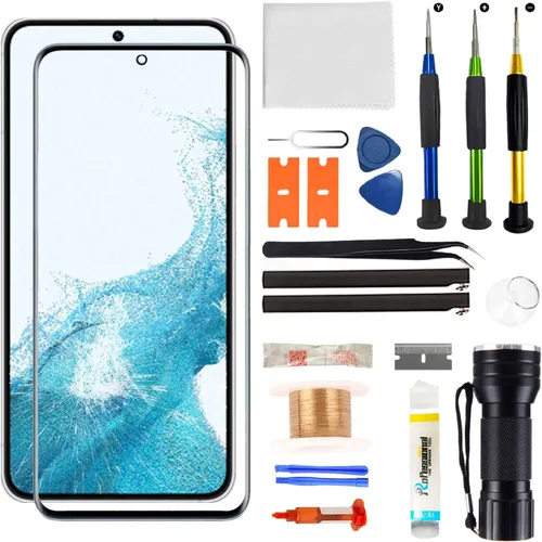 Reemplazo de pantalla para Samsung Galaxy S22, pantalla de repuesto para Galaxy S22 Series 6.1 pulgadas, kit de repuesto de vidrio con herramientas