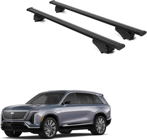 Miniatura 14 de ERKUL - Barras transversales de techo para Alfa Romeo Stelvio 2017-2026 Barras transversales de aluminio con cerradura antirrobo para techo