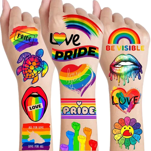 Miniatura 10 de 49 tatuajes patrióticos estadounidenses 4 de julio, Día de la Independencia, tatuajes temporales conmemorativos para veteranos, decoración del Día