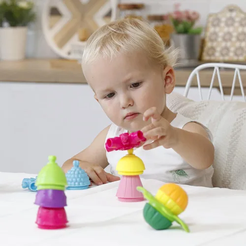 Miniatura 7 de Lalaboom 36 piezas de cuentas para bebé – Montessori educativo forma y color STEM juguete de construcción de 10 meses a 3 años - BL300, multicolor