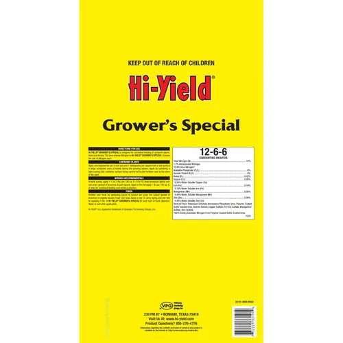 Miniatura 2 de Hi-Yield (33192) Fertilizante especial del cultivador 12-6-6 (30 libras)