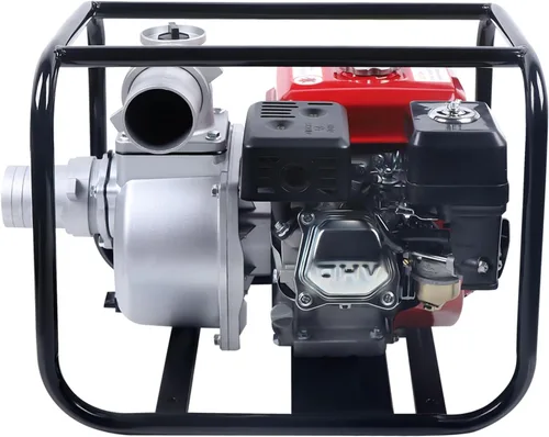 Miniatura 7 de Bomba de agua de gasolina de 7.5 HP 3600rpm, bomba de basura semialimentada a gas, bomba de agua de alta presión, bomba de agua de transferencia Rojo