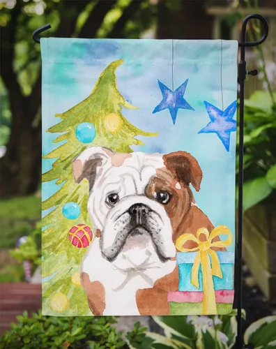 Miniatura 3 de Caroline's Treasures BB9416GF - Bandera decorativa para jardín, diseño de bulldog inglés, para jardín, jardín, patio, jardín, multicolor Regalos