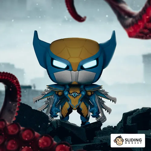 Miniatura 4 de Wolverine Special Edition Funko POP! Marvel MECH Strike Monster Hunters Wolverine #996 Exclusivo