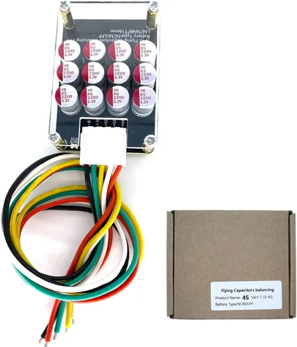 Miniatura 4 de Equalizador activo 3S 4S 5A Equalizador de grupo completo Lifepo4 Lipo Lto Litio Batería activa Condensador de ecualización de transferencia