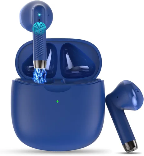 Miniatura 14 de Auriculares inalámbricos, auriculares Bluetooth 5.4 con graves estéreo, auriculares Bluetooth en el oído con cancelación de ruido y micrófono