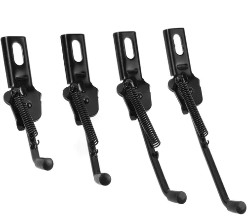 SEISSO Soporte plegable de aleación de aluminio para bicicleta de 12-18 pulgadas, bicicleta de montaña, bicicleta de carretera - negro