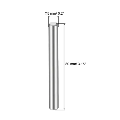 Miniatura 3 de uxcell 0.197 x 3.150 in (aproximadamente 13/64 pulgadas) pasador de pasador de madera de acero inoxidable 304 litera para litera, pasadores