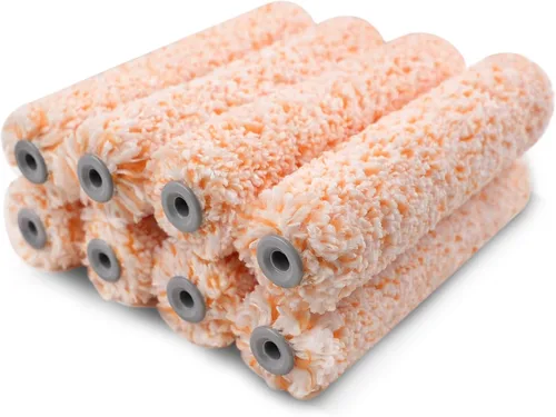 Miniatura 10 de ROLLINGDOG Fundas de rodillo de pintura de 6 pulgadas, fundas de rodillo de pintura de espuma de alta densidad para un corte suave y pintura de 10