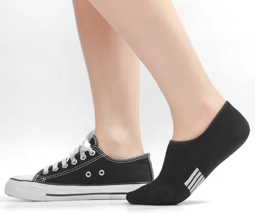 Miniatura 6 de Calcetines invisibles para mujer, acolchados, de corte bajo, atléticos, ocultos, para tenis, tobillos, calcetines invisibles para correr, 46 pares
