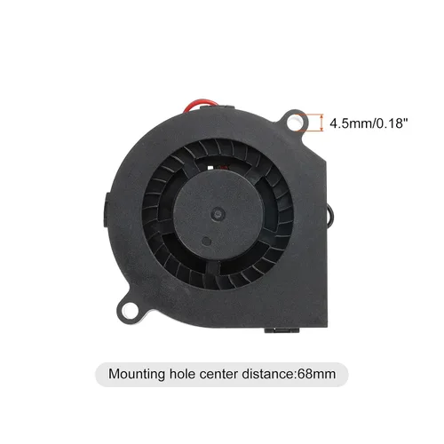 Miniatura 3 de MECCANIXITY Ventilador de enfriamiento sin escobillas DC Ventilador Enfriador 6015 2.362x2.362x0.591 in Turbina Turbo Dual Rodamiento de bolas