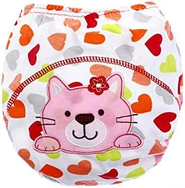 Miniatura 2 de Orinery Pantalones de entrenamiento de algodón reutilizables para bebé, unisex, ropa interior transpirable para niños, paquete de 6