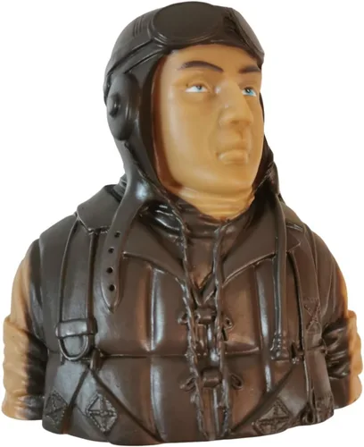 Miniatura 2 de Figuras de piloto de 1/5 de la Segunda Guerra Mundial pintadas a mano para aviones RC modelo avión avión Warbird Sport Jet Car Boat Drone Toy Driver