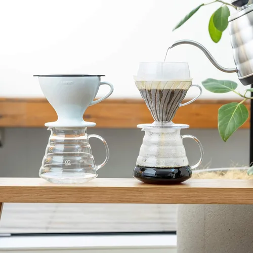 Miniatura 6 de Hario V60 Drip-Assist, Tamaño 02, Transparente