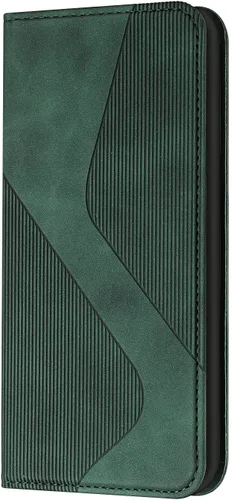 Miniatura 12 de IVY Poco X3 Funda Billetera Para Poco X3, Cartera De Atracción Magnética En Forma De S Funda De Teléfono Flip Cover (Skin Touch Feeling) Para Xiaomi
