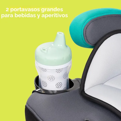 Miniatura 14 de Baby Trend Hybrid SI 3 en 1 Asiento elevador combinado para coche con protección contra impactos laterales, Hoboken Teal