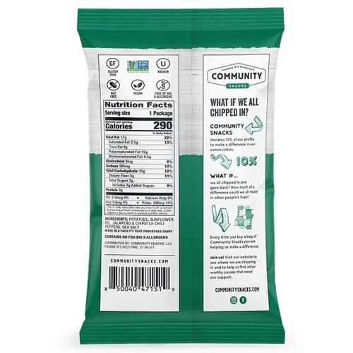Miniatura 9 de Community Snacks Papas Fritas (All Mixed Up, 1 Onza (Paquete de 80))