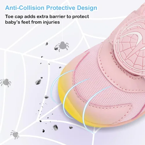 Miniatura 3 de JOINFREE Tenis para niños y niñas, transpirables, antideslizantes, para caminar