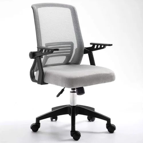 Miniatura 4 de Silla de computadora resistente para adultos, reposabrazos giratorio, silla extraíble para sala de Internet Cafe (Azul)
