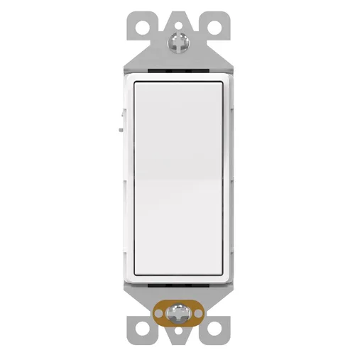 Miniatura 28 de AIDA Paquete de 1 interruptor de luz basculante Decora de 3 vías, interruptores de luz eléctricos con conexión a tierra automática de 15 amperios